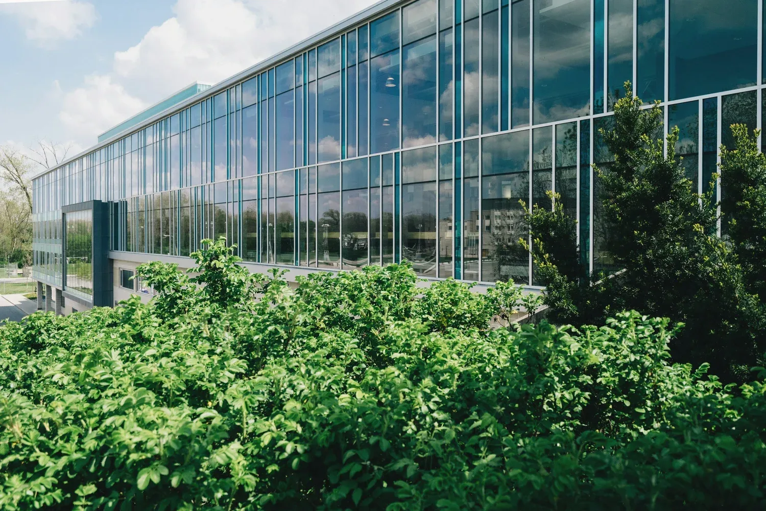 Commercial building exterior